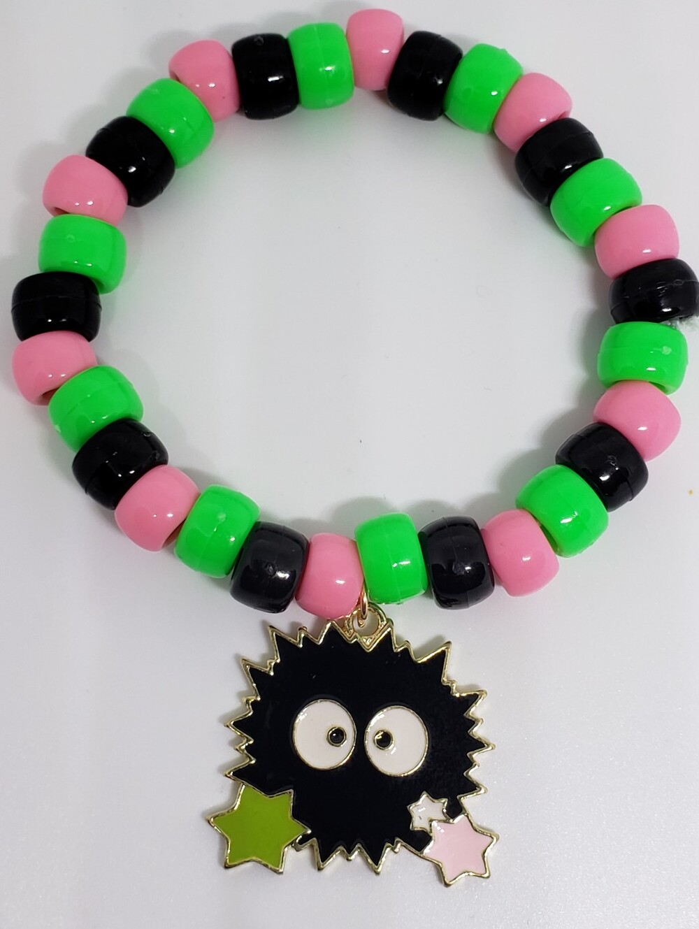 Handmade My Neighbor Totoro Soot Sprite Spirited Away Kandi Bracelet